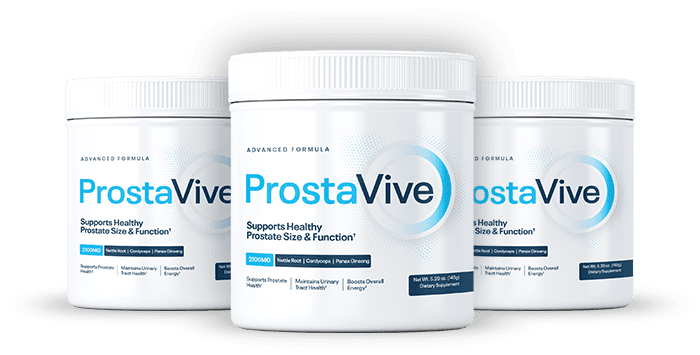 ProstaVive Packages — Choose Your Supply ProstaVive supplement bottles — 1, 3 and 6 bottle packages for prostate and urinary health support